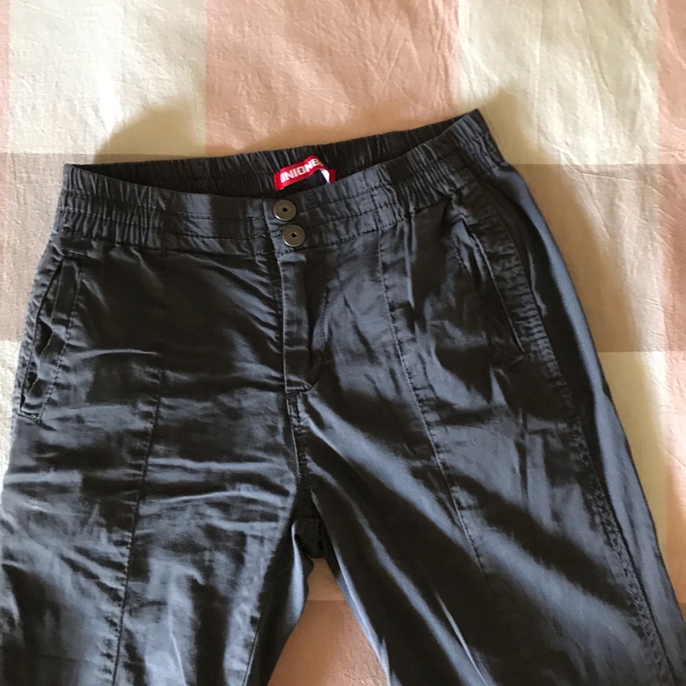 Joggers with zippered ankle cuffs